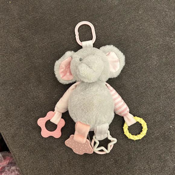 Carter’s Plush Gray Activity Elephant - Picture 1 of 2